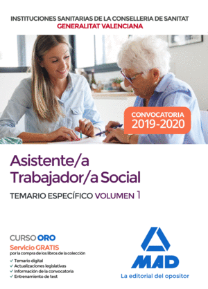 ASISTENTE/A TRABAJADOR/A SOCIAL DE LAS INSTITUCIONES SANITARIAS DE LA CONSELLERI
