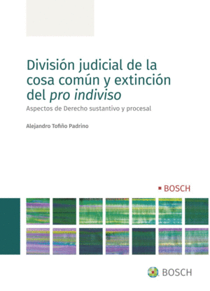 DIVISIÓN JUDICIAL DE LA COSA COMÚN Y EXTINCIÓN DEL PRO INDIVISO